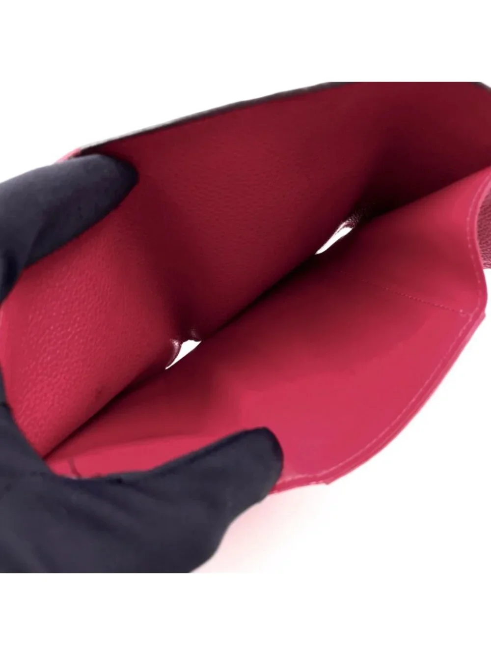 Louis Vuitton Portefeuille Victorine Monogram Empreinte Scarlet Red Trifold